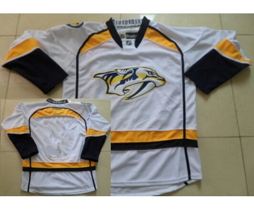 Nashville Predators Blank White Jersey