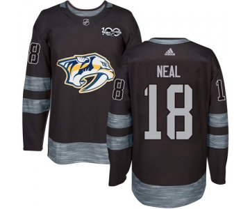 Predators #18 James Neal Black 1917-2017 100th Anniversary Stitched NHL Jersey