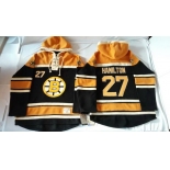 Old Time Hockey Boston Bruins #27 Dougie Hamilton Black Hoodie