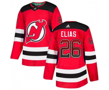 Men's New Jersey Devils #26 Patrik Elias Red Drift Fashion Adidas Jersey