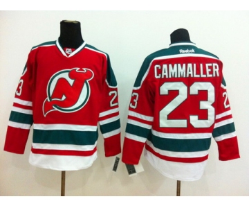 New Jersey Devils #23 Michael Cammalleri Red With Green Jersey