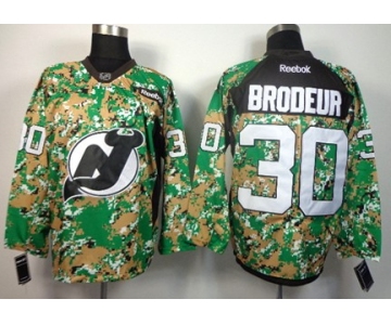 New Jersey Devils #30 Martin Brodeur 2014 Camo Jersey