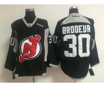 New Jersey Devils #30 Martin Brodeur 2014 Training Black Jersey