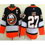 Men's new york islanders #27 anders lee navy 2021 reverse retro authentic jersey