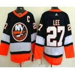 Men's new york islanders #27 anders lee navy 2021 reverse retro authentic jersey