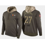 Nike New York Islanders 27 Anders Lee Olive Salute To Service Pullover Hoodie
