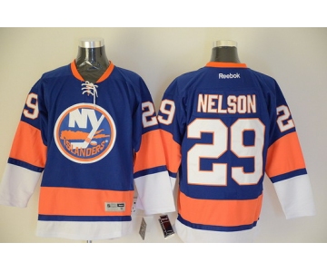New York Islanders #29 Brock Nelson Light Blue Jersey