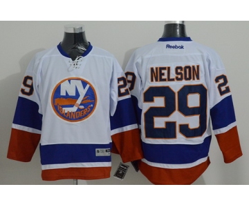 New York Islanders #29 Brock Nelson White Jersey