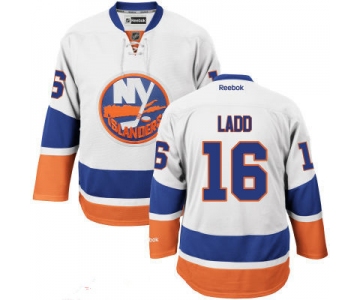 Men's New York Islanders #16 Andrew Ladd Away White Hockey Stitched NHL Jersey
