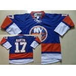 New York Islanders #17 Matt Martin Light Blue Jersey