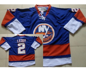 New York Islanders #2 Nick Leddy Light Blue Jersey