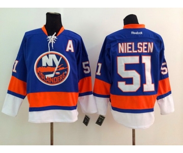 New York Islanders #51 Frans Nielsen Light Blue Jersey