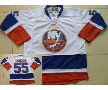 New York Islanders #55 Johnny Boychuk White Jersey