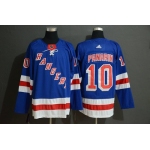 Men's New York Rangers 10 Artemi Panarin Blue Adidas Jersey