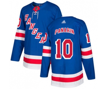 Rangers #10 Artemi Panarin Royal Blue Home Authentic Stitched Hockey Jersey