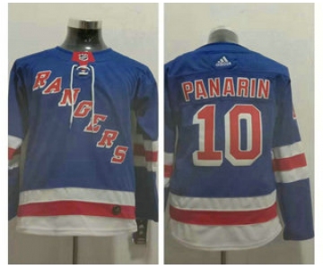 Youth New York Rangers #10 Artemi Panarin Royal Blue Home Adidas Hockey Stitched NHL Jersey