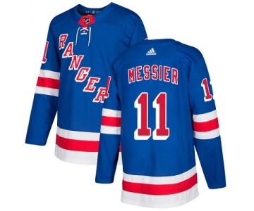 Adidas Rangers #11 Mark Messier Royal Blue Home Authentic Stitched NHL Jersey