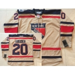 New York Rangers #20 Chris Kreider 2012 Winter Classic Cream Jersey