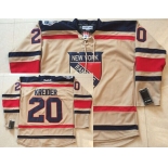 New York Rangers #20 Chris Kreider 2012 Winter Classic Cream Jersey