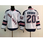 New York Rangers #20 Chris Kreider 2014 Stadium Series White Jersey