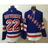 Men's New York Rangers #22 Kevin Shattenkirk Royal Blue Home 2017-2018 Hockey Stitched NHL Jersey