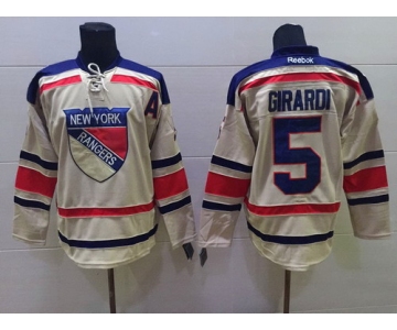 New York Rangers #5 Dan Girardi 2012 Winter Classic Cream Jersey