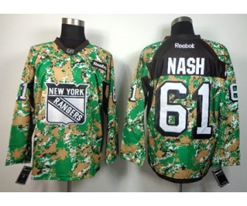 New York Rangers #61 Rick Nash 2014 Camo Jersey