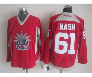 New York Rangers #61 Rick Nash 2014 NYR Training Red Jersey