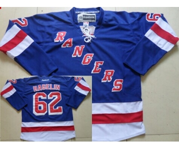 New York Rangers #62 Carl Hagelin Light Blue Jersey