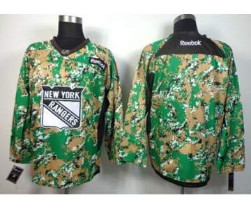 New York Rangers Blank 2014 Camo Jersey