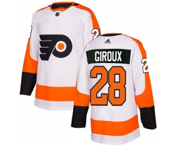 Adidas Philadelphia Flyers #28 Claude Giroux White Authentic Stitched NHL Jersey
