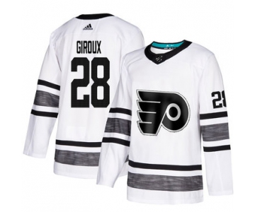 Flyers #28 Claude Giroux White Authentic 2019 All-Star Stitched Hockey Jersey