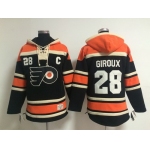Old Time Hockey Philadelphia Flyers #28 Claude Giroux Black Hoodie