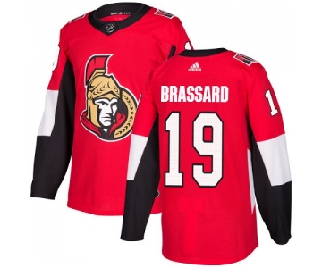 Adidas Senators #19 Derick Brassard Red Home Authentic Stitched NHL Jersey