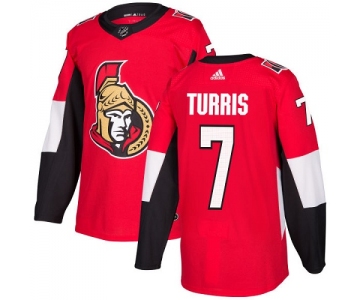 Adidas Senators #7 Kyle Turris Red Home Authentic Stitched NHL Jersey