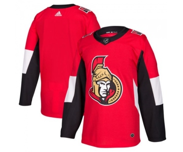 Adidas Senators Blank Red Home Authentic Stitched NHL Jersey