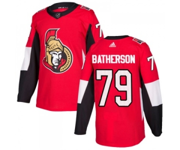 Men's Ottawa Senators #79 Drake Batherson  Adidas Home Authentic Red Jersey
