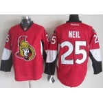 Ottawa Senators #25 Chris Neil Red Jersey