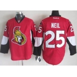 Ottawa Senators #25 Chris Neil Red Jersey
