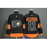 Men's Philadelphia Flyers #11 Travis Konecny Black Alternate Adidas Jersey