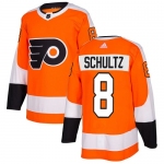 Adidas Philadelphia Flyers #8 Dave Schultz Orange Home Authentic Stitched NHL Jersey