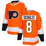 Adidas Philadelphia Flyers #8 Dave Schultz Orange Home Authentic Stitched NHL Jersey