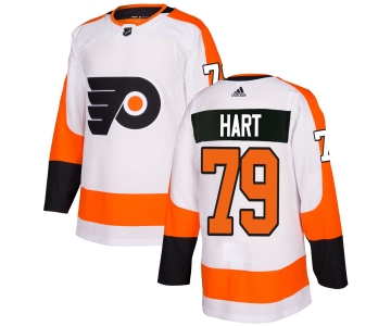 Adidas Philadelphia Flyers #79 Carter Hart White Authentic Stitched NHL Jersey