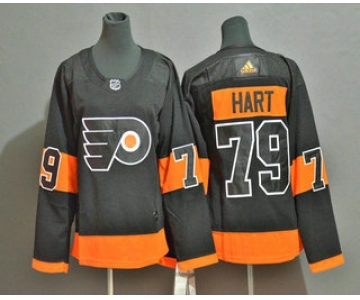 Youth Philadelphia Flyers #79 Carter Hart Black Adidas Stitched NHL Jersey