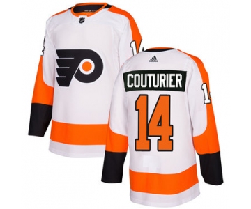 Adidas Philadelphia Flyers #14 Sean Couturier White Authentic Stitched NHL Jersey