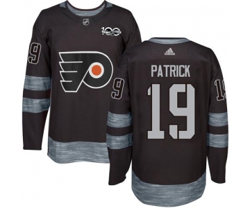 Adidas Flyers #19 Nolan Patrick Black 1917-2017 100th Anniversary Stitched NHL Jersey