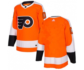 Adidas Philadelphia Flyers Blank Orange Home Authentic Stitched NHL Jersey