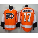 Philadelphia Flyers #17 Wayne Simmonds Orange Jersey