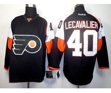Philadelphia Flyers #40 Vincent Lecavalier Black Jersey