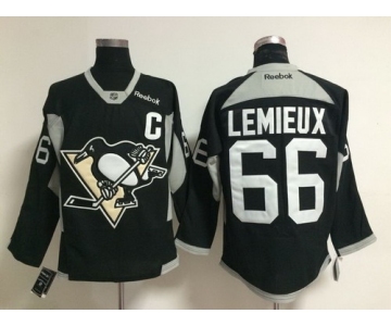 Pittsburgh Penguins #66 Mario Lemieux 2014 Training Black Jersey